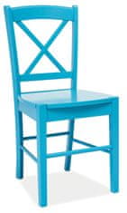 Jedálenská stolička CD-56 - modrá