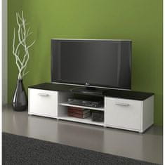 KONDELA TV stolík Zuno New 1 - čierna / biela