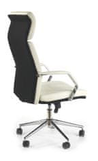 Halmar Kancelárske kreslo s podrúčkami Costa - biela / čierna