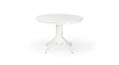 Halmar Okrúhly jedálenský stôl Gloster - biely lesk
