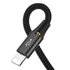 BASEUS Rapid 4in1 kábel USB - Lightning / USB-C / 2x Micro USB 3.5A 1.2m, čierny