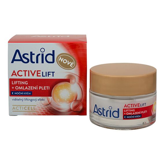 Astrid Liftingový omladzujúci nočný krém Active Lift 50 ml