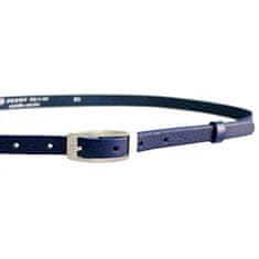 Penny Belts Dámsky kožený opasok 15-2-56 dark blue (Dĺžka opasku 95 cm)
