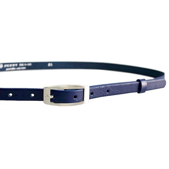 Penny Belts Dámsky kožený opasok 15-2-56 dark blue
