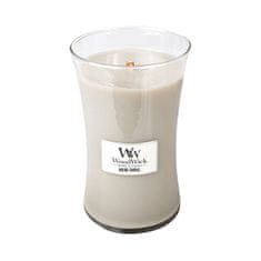 Woodwick Vonná sviečka váza Wood Smoke 609,5 g