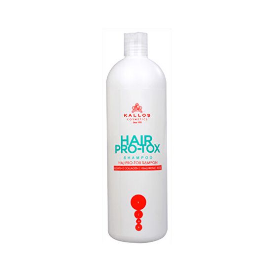 Kallos Regeneračný šampón s keratínom a kyselinou hyaluronovou KJMN (Hair Pro-Tox Shampoo)