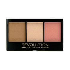Makeup Revolution Rozjasňujúca kontúrovacia sada na tvár (Ultra Brightening Contour Kit) (Odtieň C01)