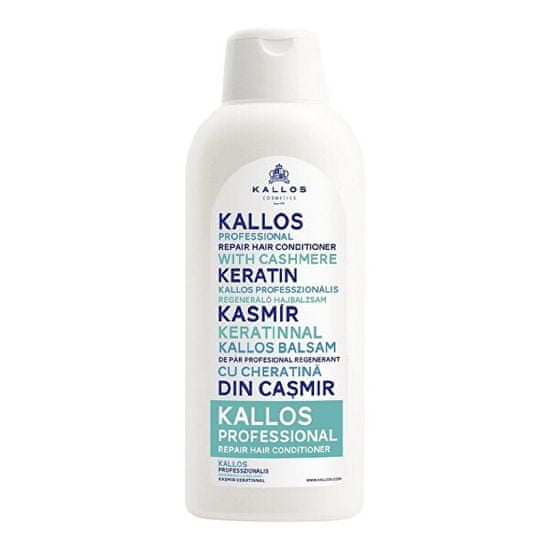 Kallos Pro fesionálny obnovujúci kondicionér s keratínom (Professional Repair Hair Conditioner With Cashmer