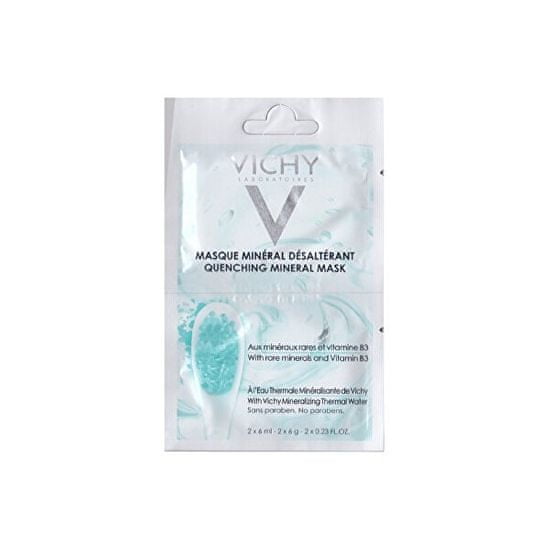 Vichy Hydratačná pleťová maska (Quenching Mineral Mask) 2 x 6 ml