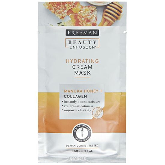 Freeman Hydratačná krémová maska Manukový med a kolagén Beauty Infusion (Hydrating Cream Mask)
