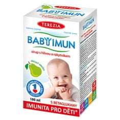 TEREZIA COMPANY Baby Imun sirup s hlivou a rakytníkom - hruška 100 ml