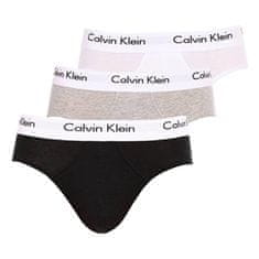 Calvin Klein 3 PACK - pánske slipy U2661G-998 (Veľkosť M)