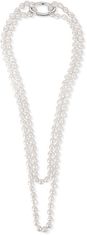 JwL Luxury Pearls Dlhý náhrdelník z bielych pravých perál JL0076