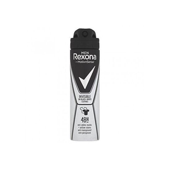Rexona Antiperspirant v spreji Men Motionsense Invisible Black + White 150 ml