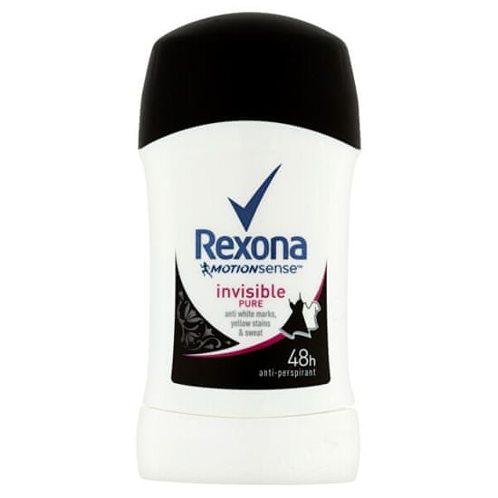 Rexona Tuhý dezodorant Motionsense Invisible Pure 40 ml