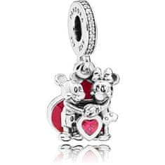 Pandora Romantický prívesok Láska Mickeyho a Minnie 797769CZR