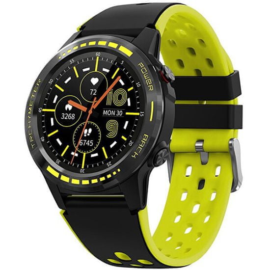 Wotchi GPS Smartwatch W70Y s kompasem, barometrem a výškoměrem - Yellow