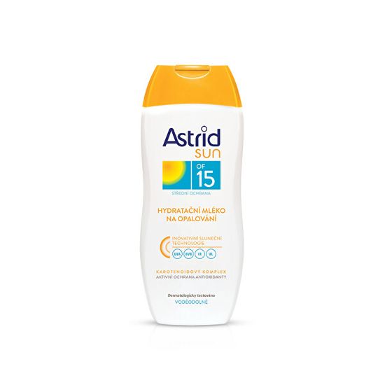 Astrid Hydratačné mlieko na opaľovanie OF 15 Sun