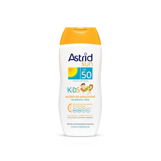 Astrid Detské mlieko na opaľovanie OF 50 Sun