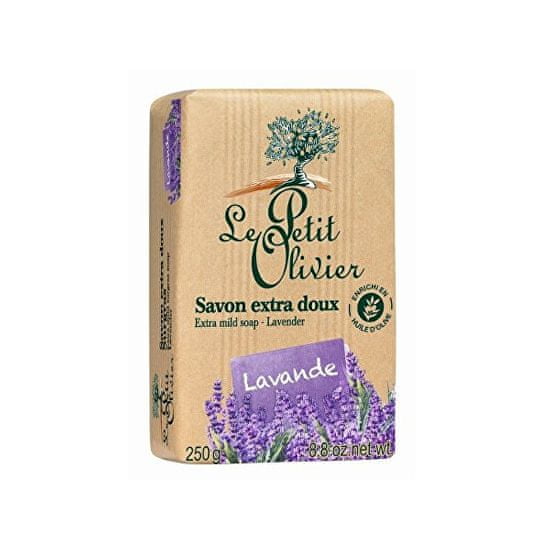 Le Petit Olivier Extra jemné prírodné mydlo Levanduľa (Extra Mild Soap) 250 g