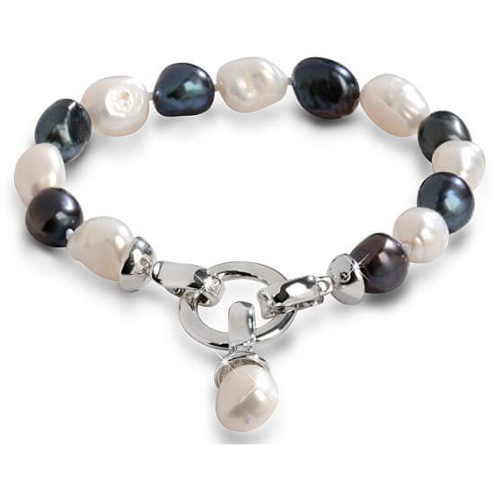 JwL Luxury Pearls Náramok z pravých perál v dvoch odtieňoch JL0317