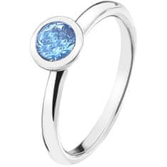 Hot Diamonds Strieborný prsteň Emozioni scintilla Blue Peace ER022 (Obvod 56 mm)