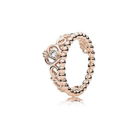Pandora Bronzový prsteň pre princezné 180880CZ