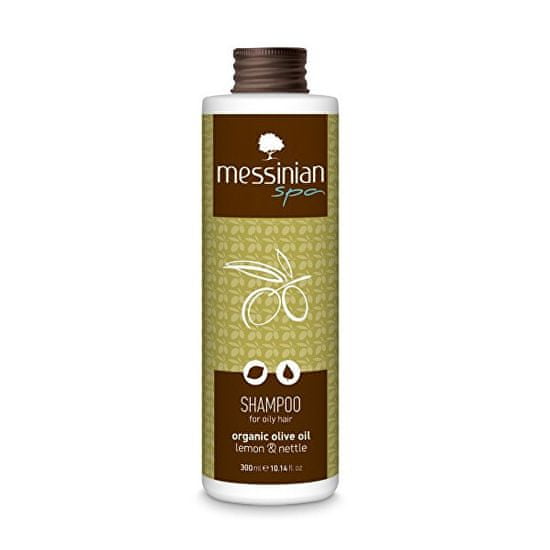 Messinian Spa Šampón na mastné vlasy citrón & žihľava 300 ml