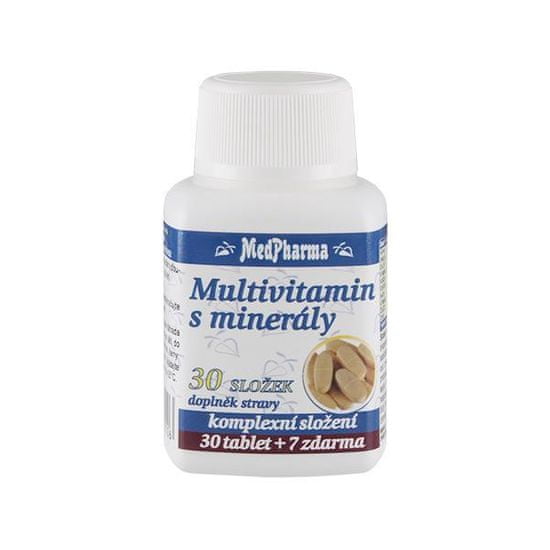 MedPharma Multivitamin s minerály 30 složek 30 tbl. + 7 tbl. ZDARMA