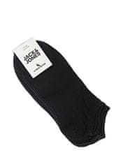 Jack&Jones 5 PACK - pánske ponožky JACDONGO 12120278 Black