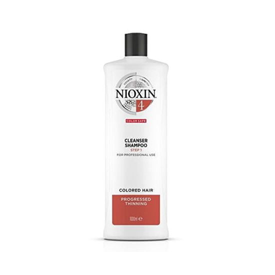 Nioxin Čistiace šampón pre jemné farbené výrazne rednúce vlasy System 4 (Shampoo Cleanser System 4 )