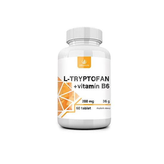 Allnature L-tryptofán + vitamín B6 60 tbl.