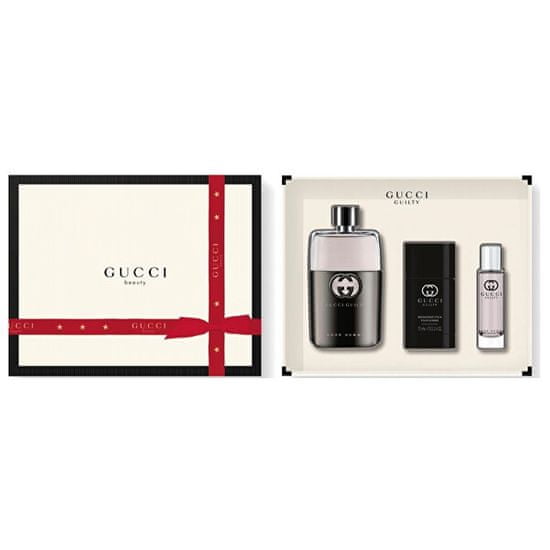 Gucci Guilty - EDT 90 ml + tuhý deodorant 75 ml + EDT 15 ml