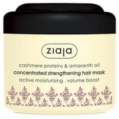 Ziaja Posilňujúci maska na vlasy s amarantovým olejom Cashmere (Concentrated Strengthening Hair Mask) 200m