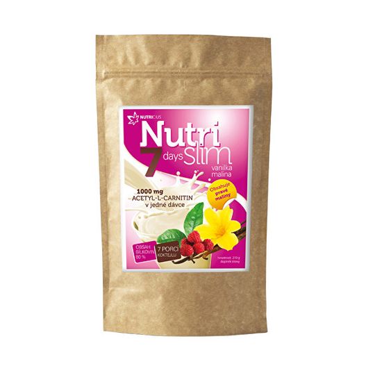 NUTRICIUS NutriSlim Vanilka s malinou 210 g