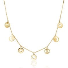 Brosway Pozlátený náhrdelník s kryštálmi Chant BAH02