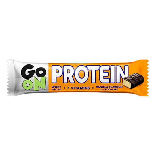 Vieste group GO ON Proteínová tyčinka s príchuťou vanilky 50 g