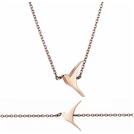 Emily Westwood Luxusný set náhrdelníka a náramku s holubicou WS002R