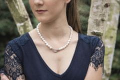 JwL Luxury Pearls Perlový náhrdelník z barokových perál a zirkónmi JL0597