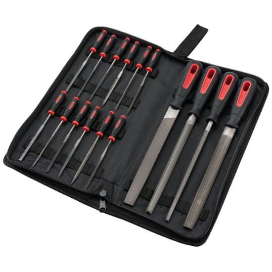 Vidaxl Draper Tools 16-dielna súprava pilníkov na ihličnany, 68904