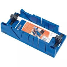 Vidaxl Draper Tools Rezací box Expert so svorkou, modrý, 09789