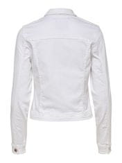 ONLY Dámska džínsová bunda ONLTIA LIFE 15177238 White (Veľkosť 38)