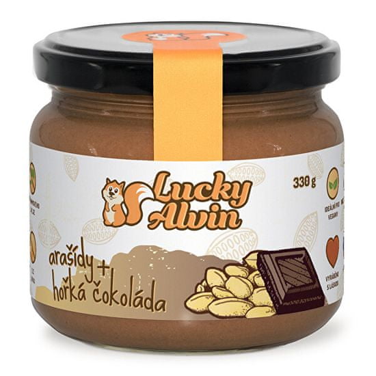 Lucky Alvin Arašidy + horká čokoláda krém 330 g