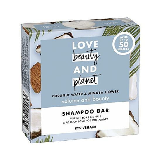 Love Beauty & Planet Tuhý šampón s kokosovou vodou a kvety mimózy (Shampoo Bar) 90 g