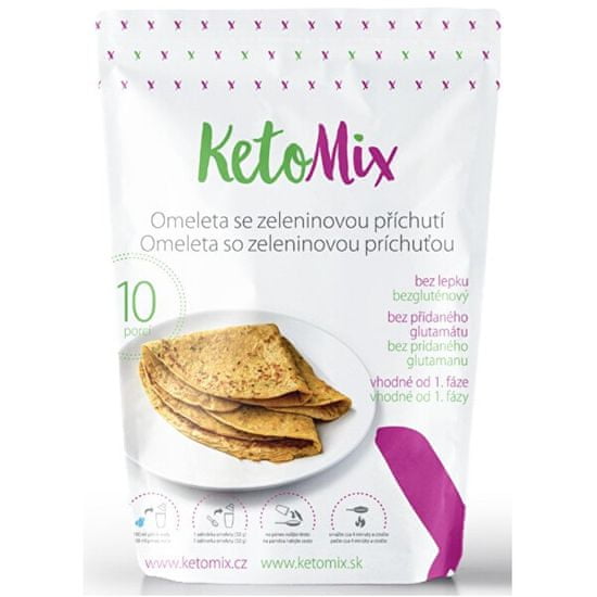 KetoMix Proteínová omeleta 320 g (10 porcií) - so zeleninovou príchuťou