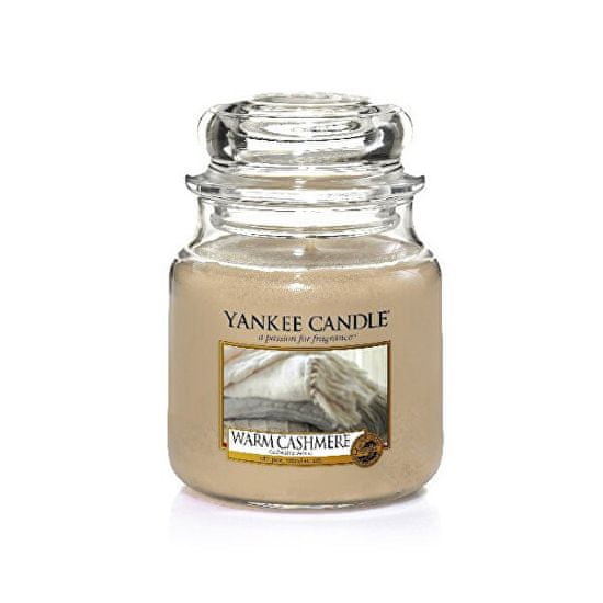 Yankee Candle Aromatická sviečka strednej Warm Cashmere 411 g