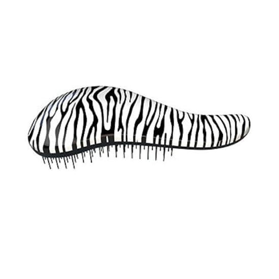 Dtangler Kefa na vlasy s rukoväťou Zebra White