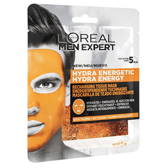 Loreal Paris Textilné hydratačná maska pre mužov Men Expert Hydra Energetic 32 g