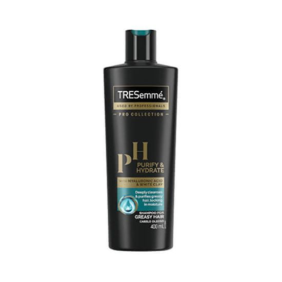 TRESemmé Čistiace šampón pre mastné vlasy Purify & Hydrate (Shampoo) 400 ml
