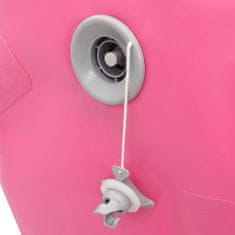 Vidaxl Nafukovací gymnastický valec s pumpou 120x75 cm PVC ružový